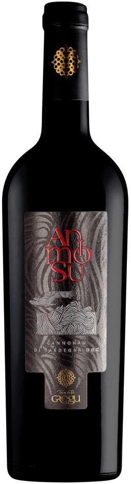 Вино сухое красное Анимосу Каннонау Ди Сардиния DOC (DOP) 0,75л., 15,5%