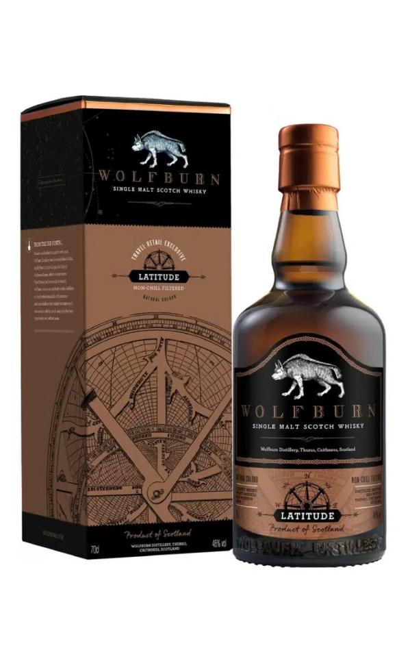 Виски Wolfburn, Latitude Single Malt, gift box, 0.7 л