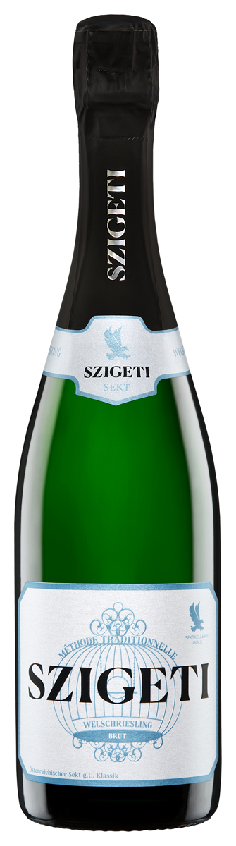 Игристое вино Szigeti, Welschriesling Sekt Brut Klassik