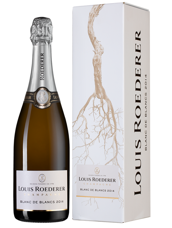 Шампанское Louis Roederer, Brut Blanc de Blancs, 2014, Grafika gift box