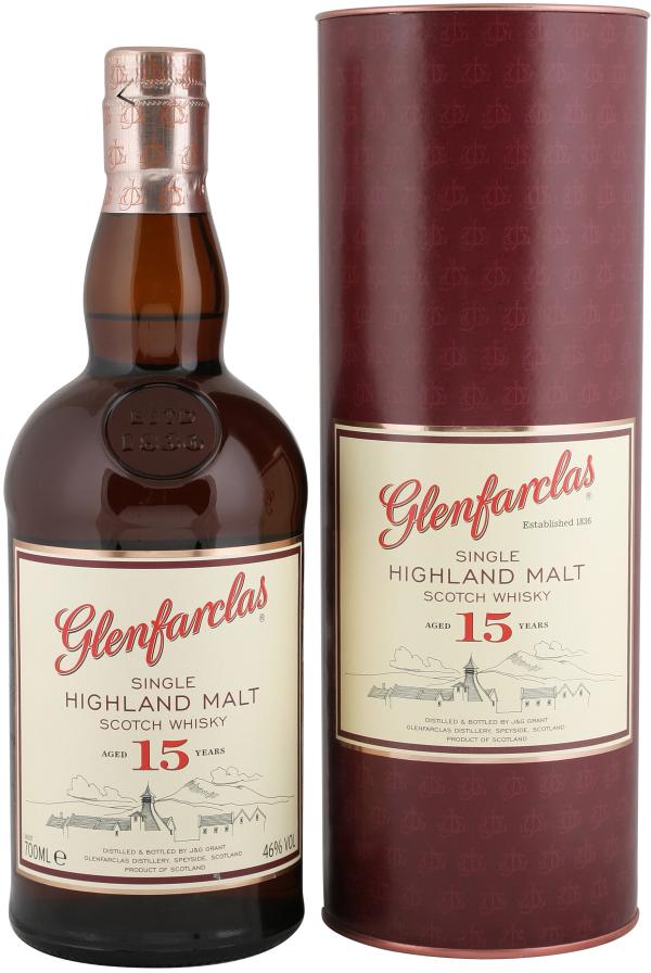 Виски Glenfarclas 15 years, in tube, 0.7 л
