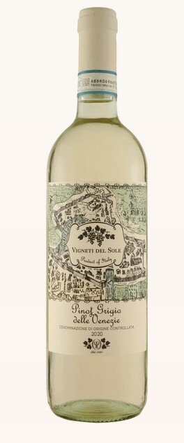 Вино сухое белое Пино Гриджо Делле Венецие ДОК, год урожая 2020