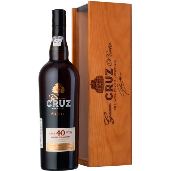 Портвейн Porto Gran Cruz 40 Years Old, in wooden box