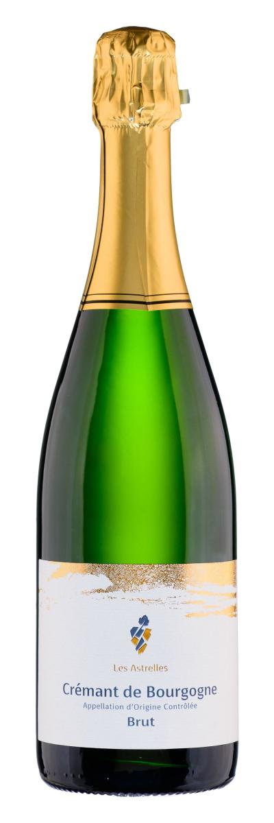 Игристое вино Domaine Les Astrelles, Cremant de Bourgogne AOC Brut Blanc, 2022