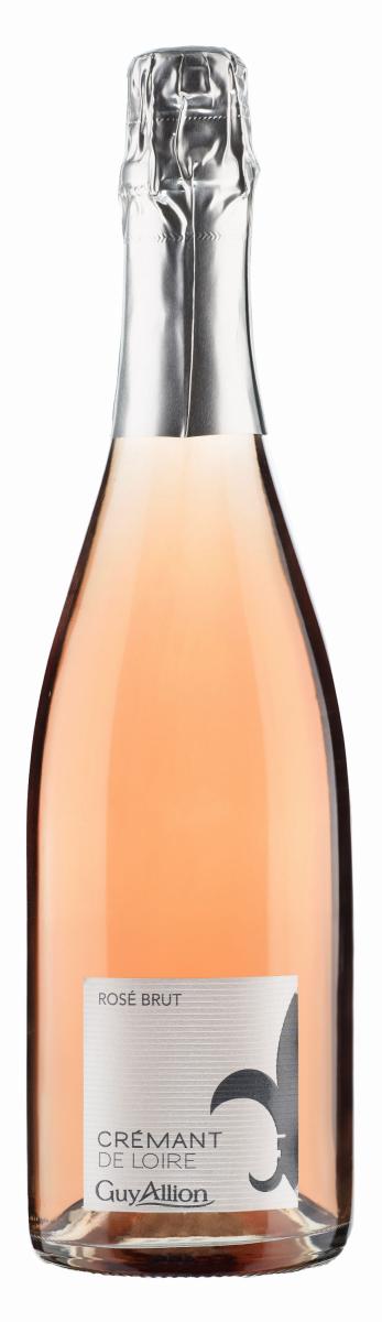 Игристое вино Guy Allion, Cremant de Loire AOC Rose Brut