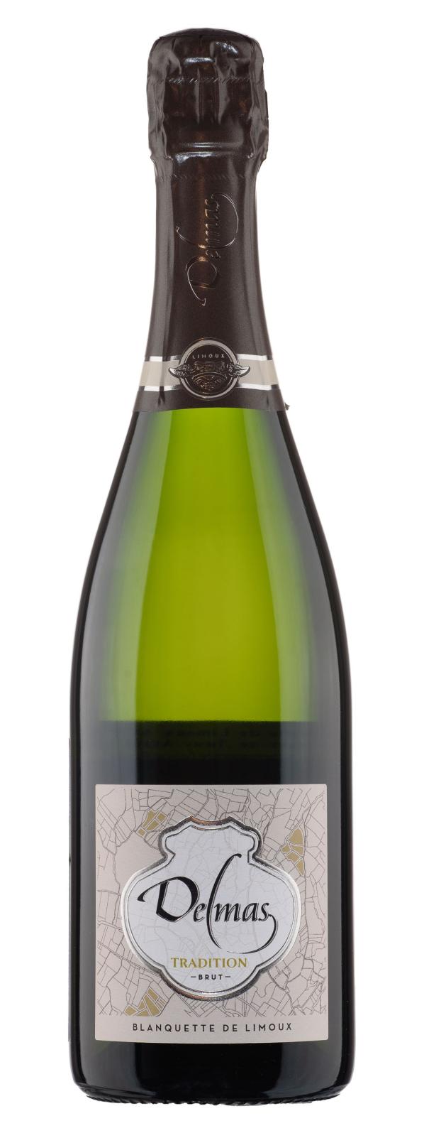 Игристое вино Delmas, Tradition Brut, Blanquette de Limoux AOC