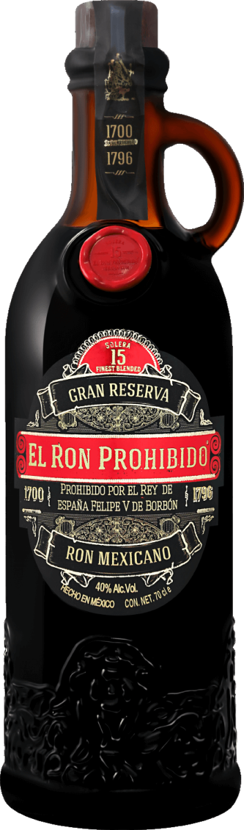 Ром El Ron Prohibido, Gran Reserva 15 Years, 0.7 л