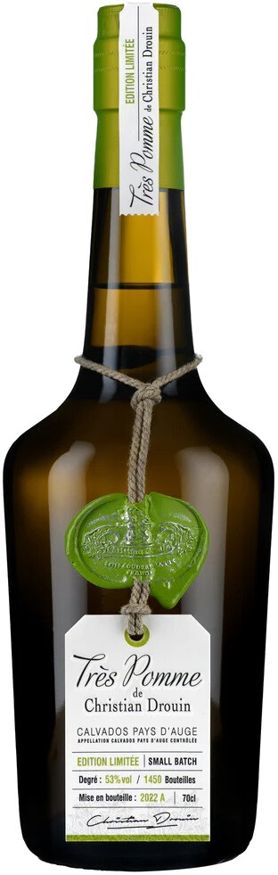 Кальвадос Christian Drouin, Calvados Pays dAuge Tres Pomme, 0.7 л