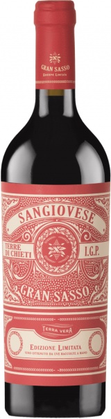 Вино Gran Sasso, Sangiovese, Terre di Chieti IGP