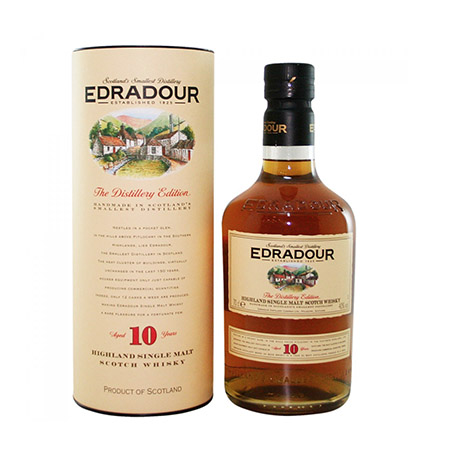 Виски Edradour 10 Years Old, gift box, 0.7 л