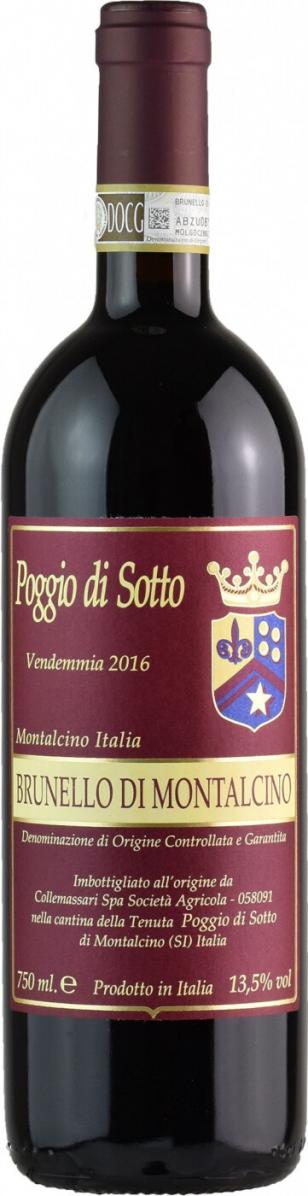 Вино Poggio di Sotto, Brunello di Montalcino DOCG, 2016