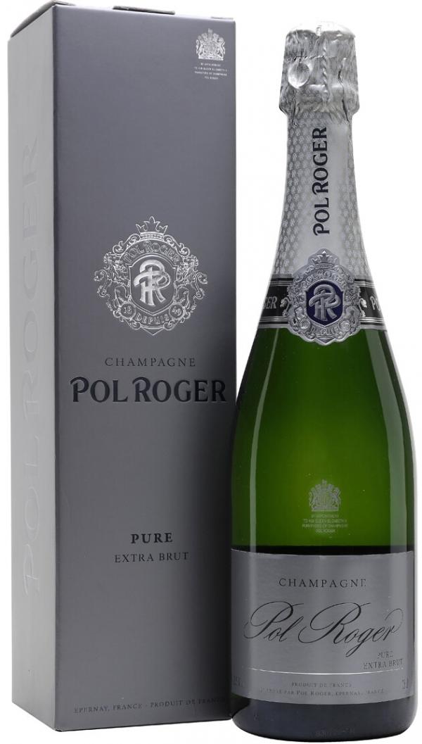 Шампанское Pol Roger, Pure Extra Brut, Champagne AOC, gift box