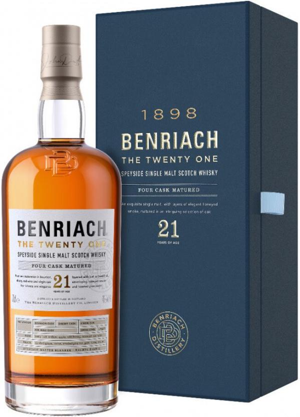 Виски Benriach 21 Years Old, gift box, 0.7 л