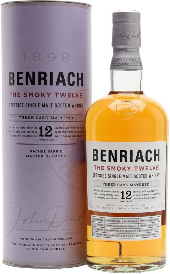 Виски Benriach The Smoky Twelve, in tube, 0.7 л