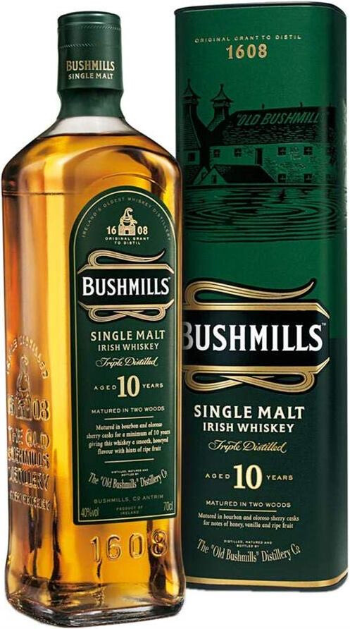 Виски Bushmills Malt 10 Years Old, with box, 0.7 л