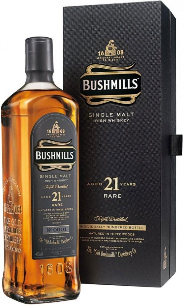 Виски Bushmills 21 Years Old, gift box, 0.7 л