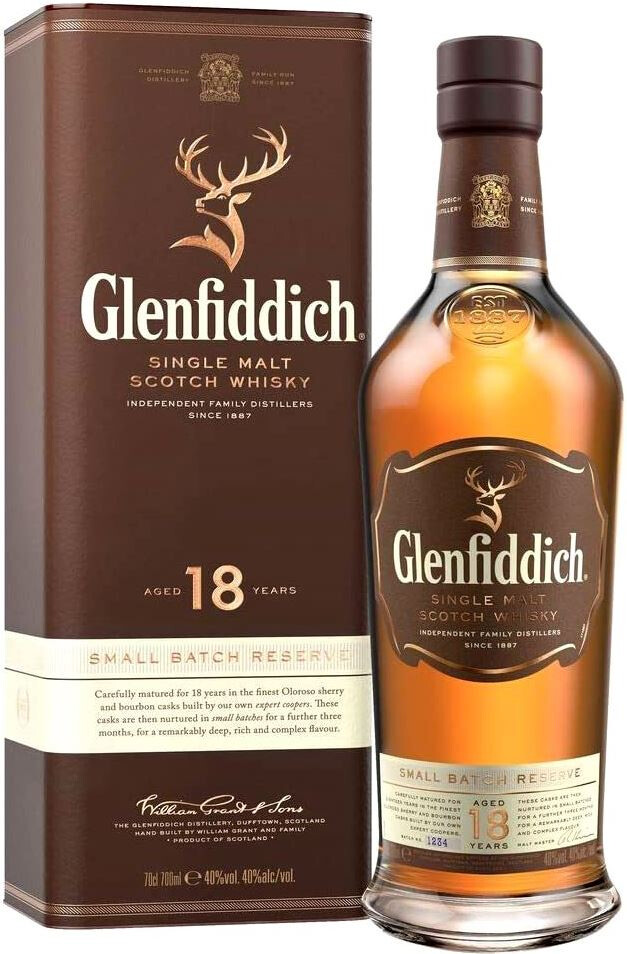 Виски Glenfiddich 18 Years Old, in tube, 0.75 л