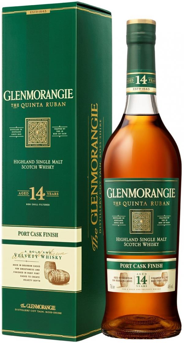 Виски Glenmorangie The Quinta Ruban 14 Years Old, gift box, 0.7 л