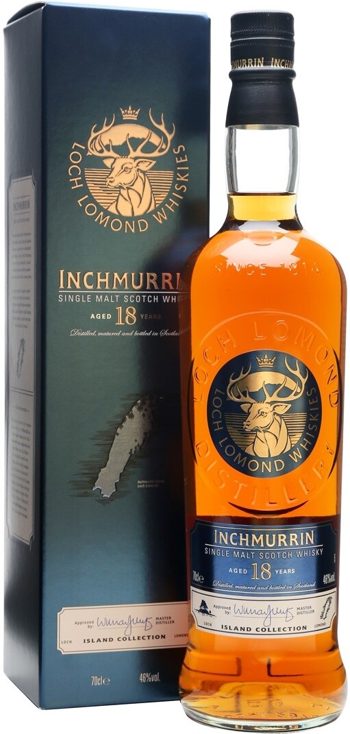 Виски Inchmurrin 18 Years Old, gift box, 0.05 л
