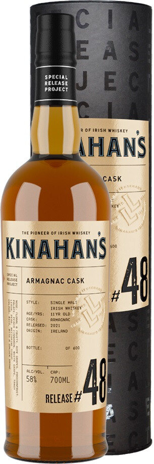 Виски Kinahans Armagnac Cask, Release #48, in tube, 0.7 л