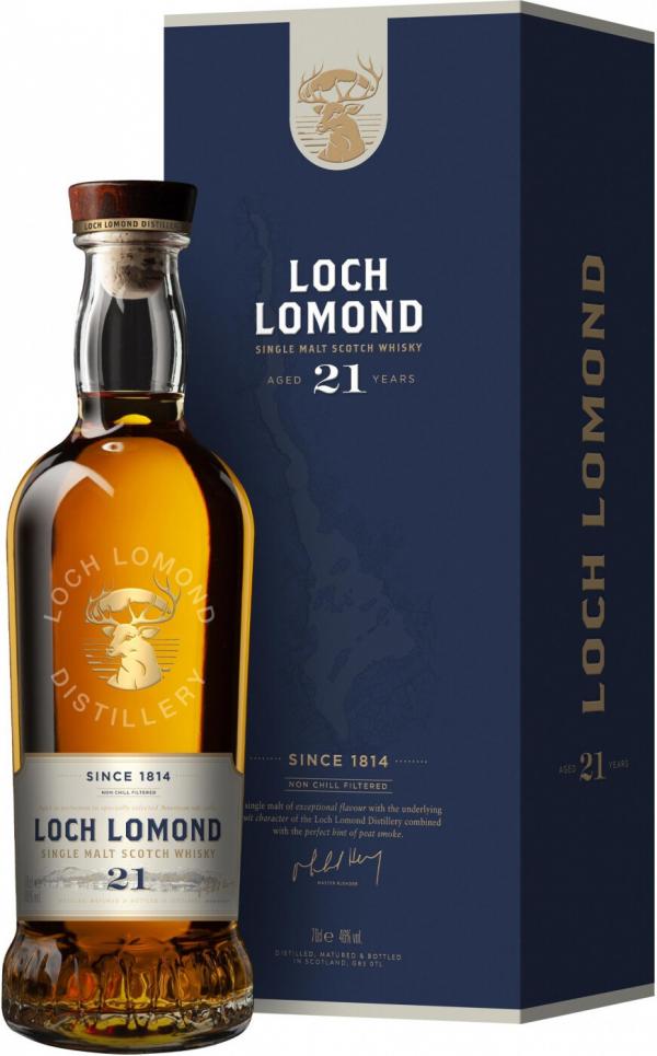Виски Loch Lomond 21 Years Old (46%), gift box, 0.7 л