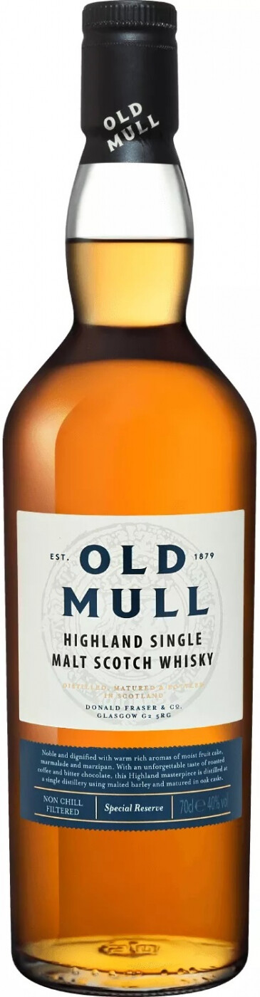 Виски Old Mull Highland Single Malt Scotch Whisky, 0.7 л