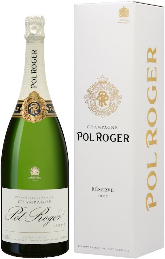 Шампанское Pol Roger, Brut Reserve, gift box, 1.5 л