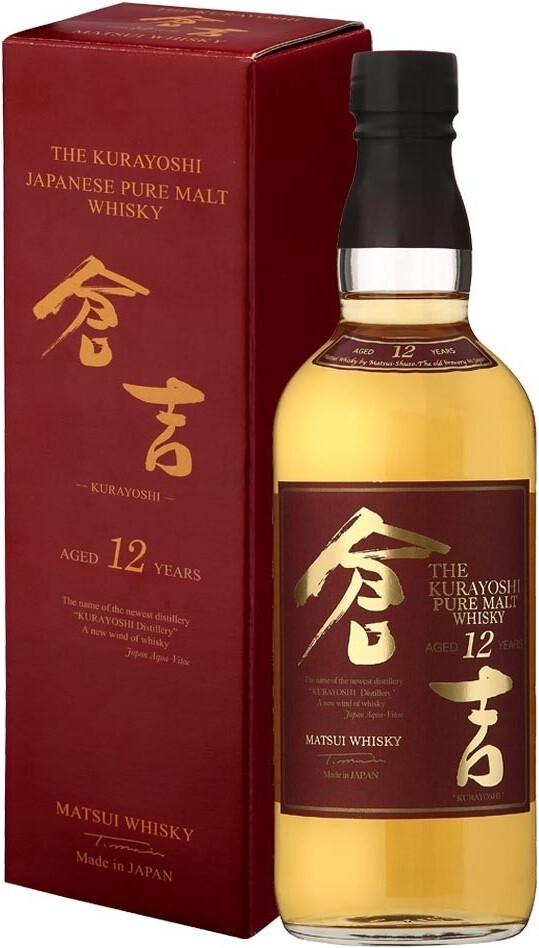 Виски The Kurayoshi Pure Malt 12 Years, gift box, 0.7 л