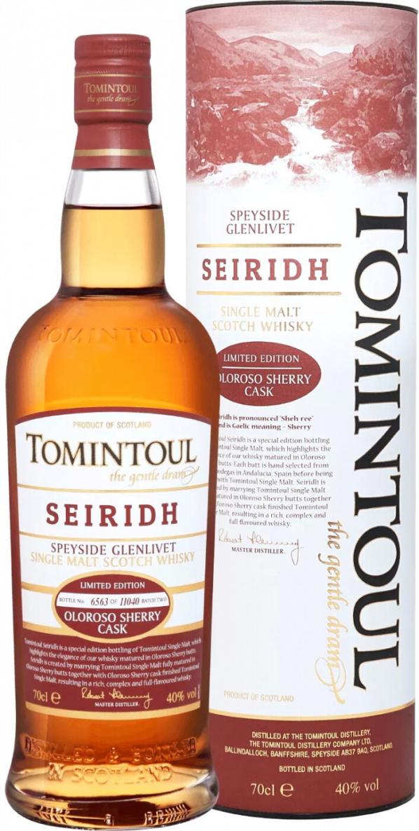 Виски Tomintoul Seiridh, gift box, 0.7 л
