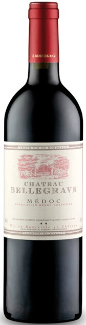 Вино Chateau Bellegrave, Medoc AOC, 2018