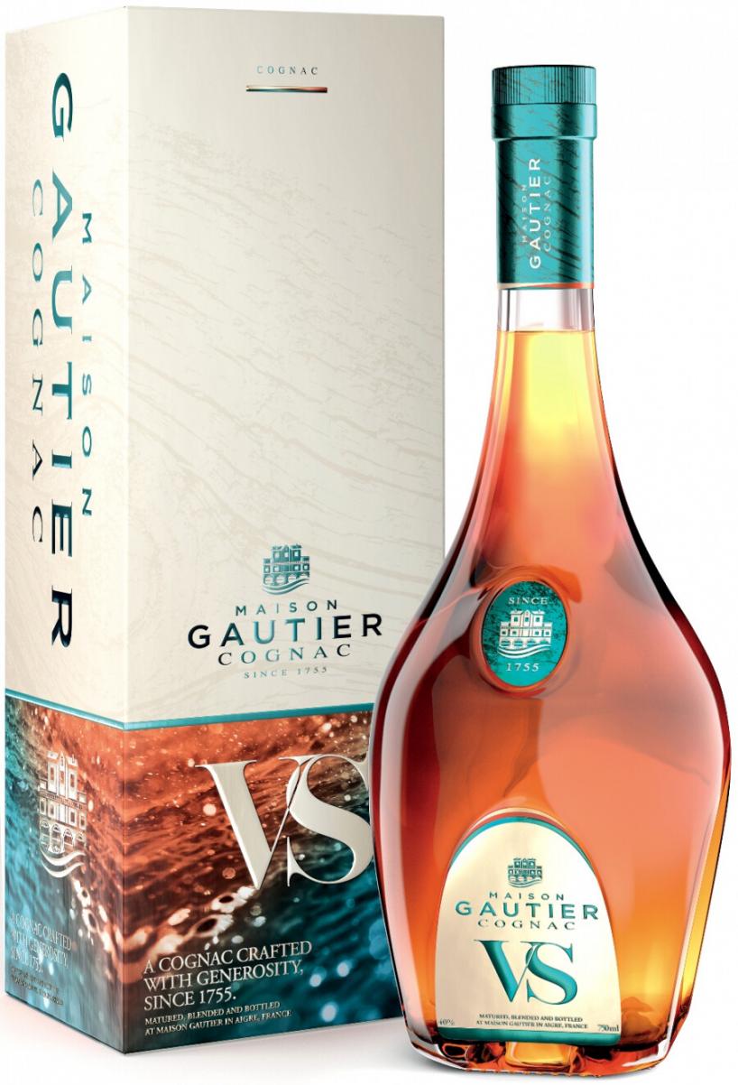 Коньяк Gautier V.S., gift box, 0.7 л