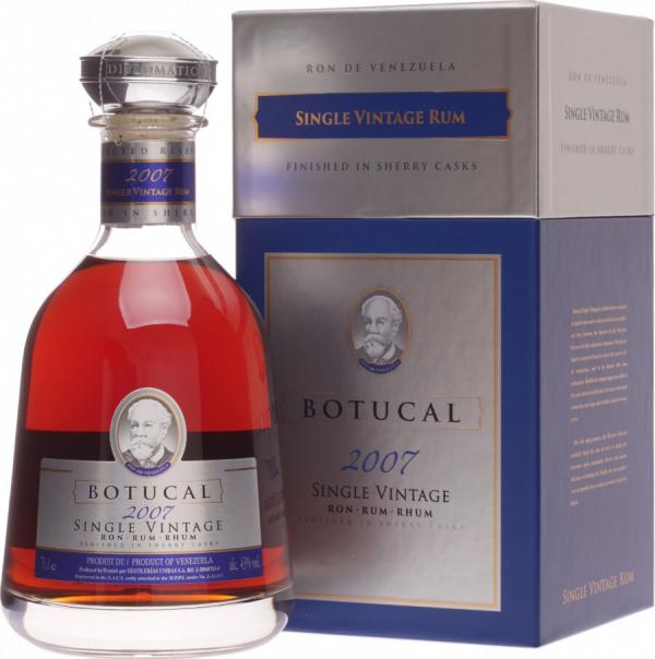Ром Botucal Single Vintage, 2007, gift box, 0.7 л