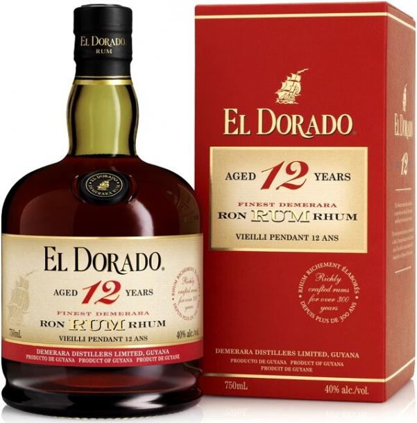 Ром El Dorado 12 Years Old, gift box, 0.7 л