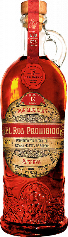 Ром El Ron Prohibido, Reserva 12 Years, 0.75 л