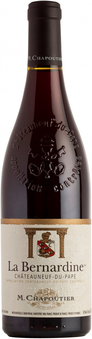 Вино M. Chapoutier, Chateauneuf-du-Pape La Bernardine AOC, 2017