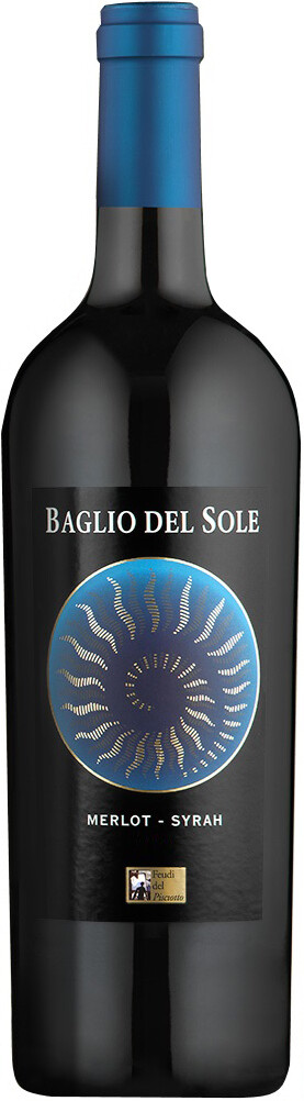 Вино Feudi del Pisciotto, Baglio del Sole Merlot-Syrah, Sicilia IGT, 2015