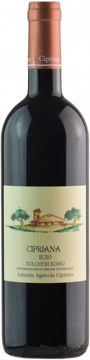 Вино Cipriana, Bolgheri Rosso DOC, 2019