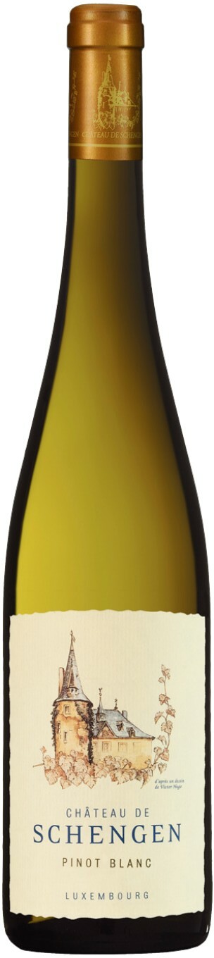 Вино Chateau de Schengen Pinot Blanc, Moselle Luxembourgeoise AOP, 2019