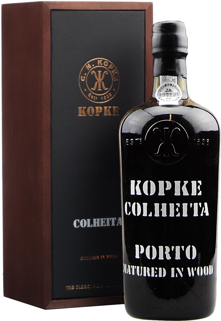 Портвейн Kopke, Colheita 1987 Porto, wooden box